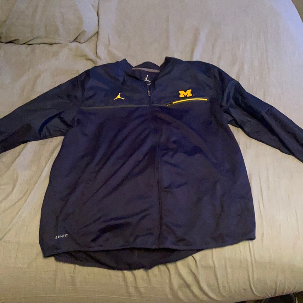 Michigan x Jordan zip up